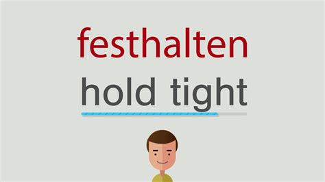 festhalten englisch